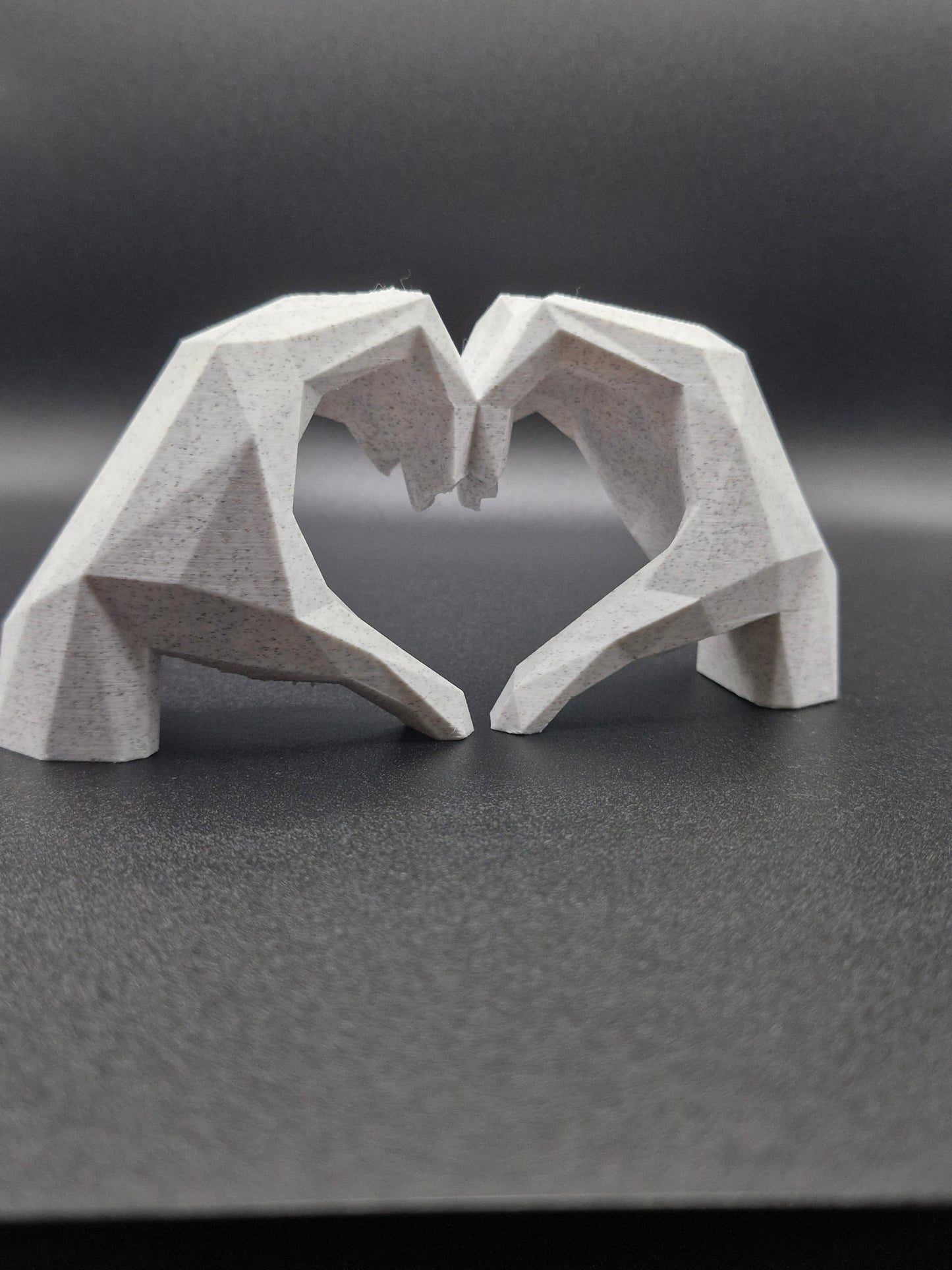 Heart Hand Statue
