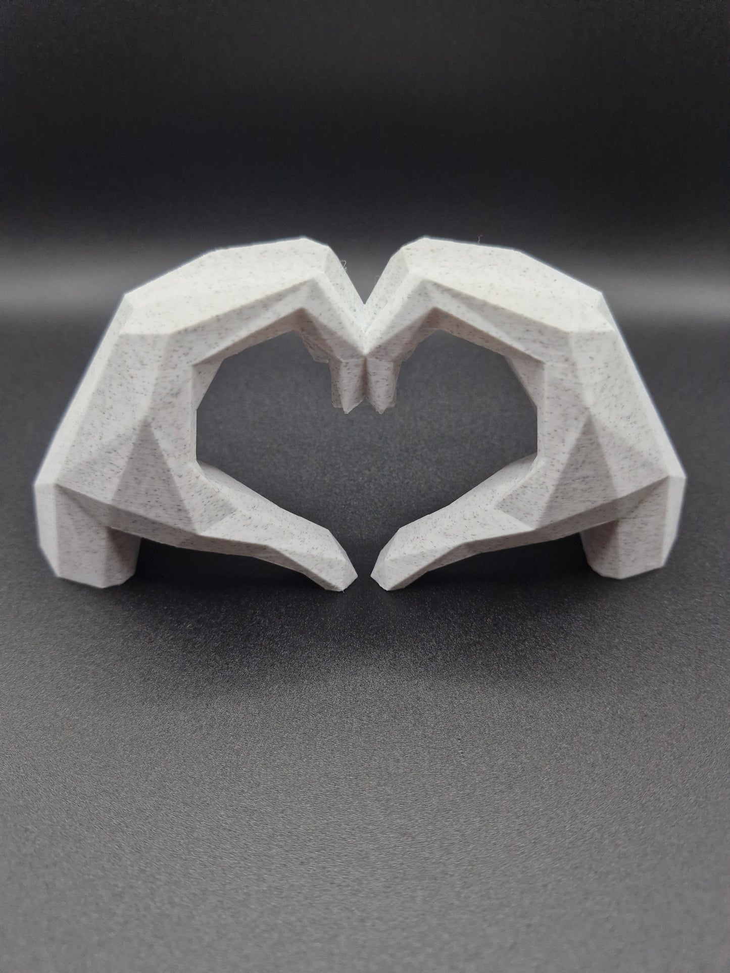 Heart Hand Statue