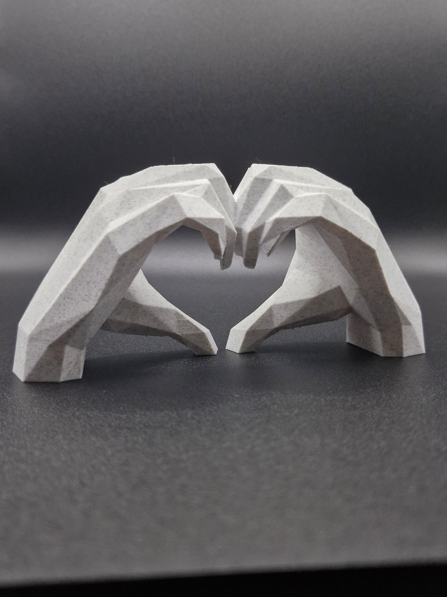 Heart Hand Statue