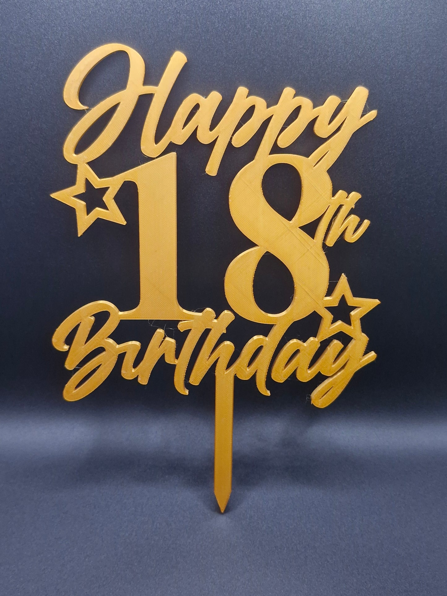 18th birthday cake topper